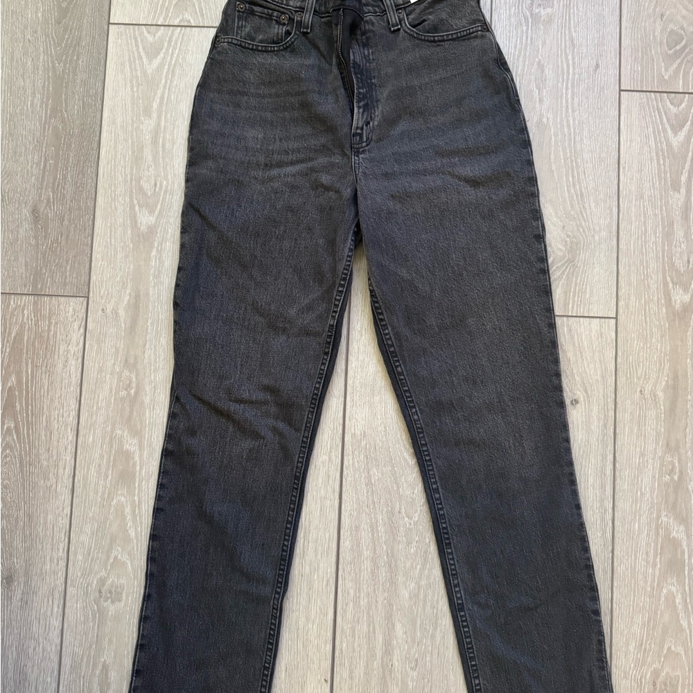 Abercrombie & Fitch Black Straight Leg Jeans